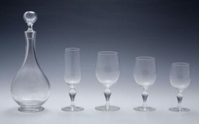 BACCARAT - MODELE ROMANE - PARTIE DE SERVICE...