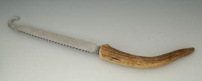 A. PETER - PARIS - LARGE KNIFE SAW KNIFE...