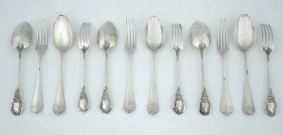 CONTINUOUS 6 CUTLERY COVERS with ENTRANCE...