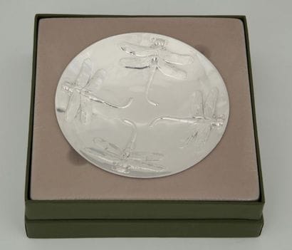 CHRISTOFLE - LIBELLULE CUP in modern silver...