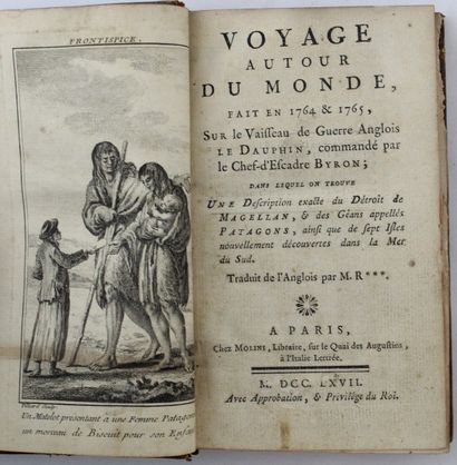 BYRON. Voyage autour du monde, fait en 1764...