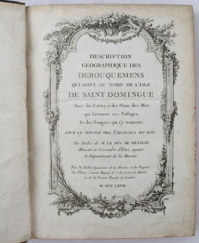 [BELLIN (Jacques-Nicolas)]. Description des...