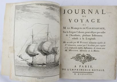 COURTANVAUX (marquis de). Journal du voyage...
