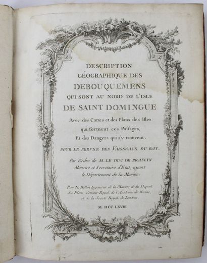 [BELLIN (Jacques-Nicolas)]. Description des...