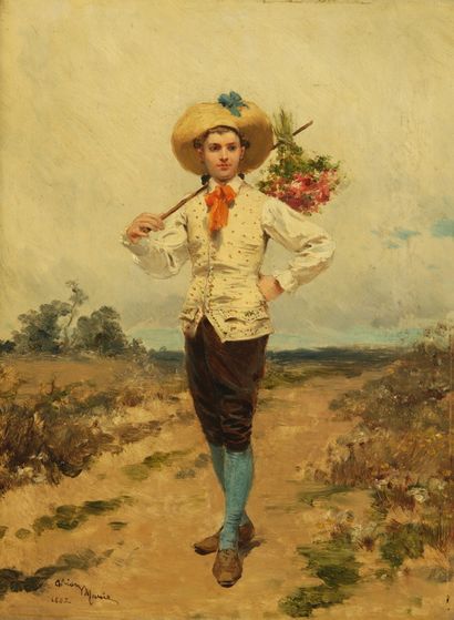 Adrien Emmanuel MARIE (1848-1891) 

Le fiancé...