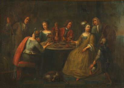 ECOLE DU NORD du XVIIIème Siècle, entourage...