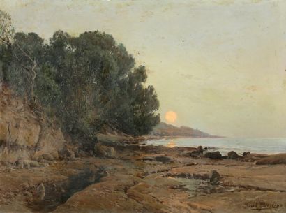 Paulin BERTRAND (1852-1940) 

La plage d'argent...