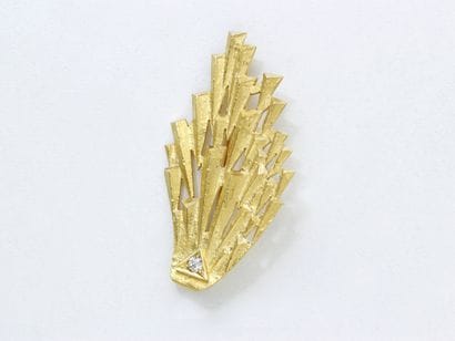 GALVAN 

BROCHE d'artiste italien en or 750...