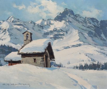 Charles Henri CONTENCIN (1898-1955) 

Chapelle...