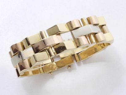 BRACELET TANK 2 ors 750 millièmes composé...