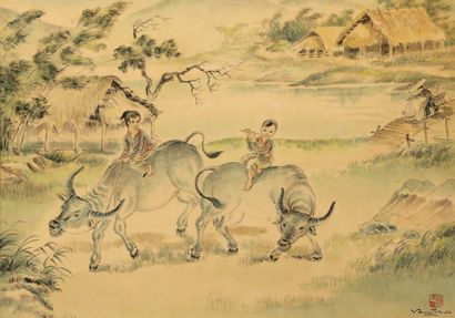 Van Tho TRAN (Né en 1917) 

Deux enfants...