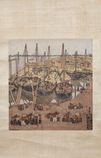 DO DUC THUAN (1905-1972) 

Sur les quais...