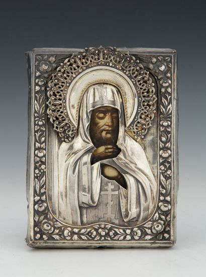 RARE ICÔNE de Saint Théodose Totemsky dans...