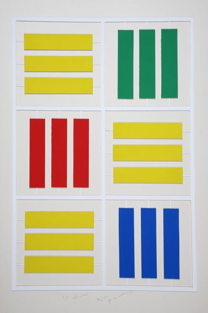 Albert CHUBAC (1925-2008) 

Composition 4...