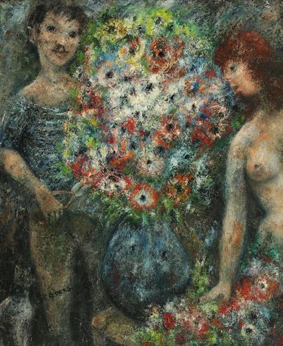 Edouard GOERG (1893-1969) 

Le bouquet au...