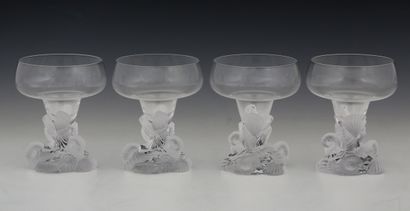ROYALES DE CHAMPAGNE - SET OF 4 CUPS in plain...