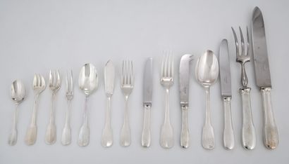 CHRISTOFLE - CLUNY MODEL - IMPORTANT SET...