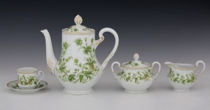 HAVILAND LIMOGES - MODEL A LA CORNE - COFFEE...