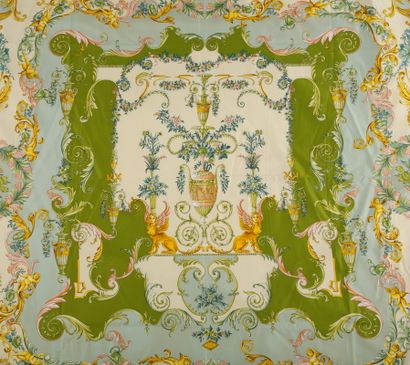 ATELIER VERSACE - RECTANGULAR NAPPE in printed...