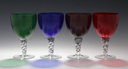 MURANO (?) - SERIES OF 12 LARGE COCKTAIL...