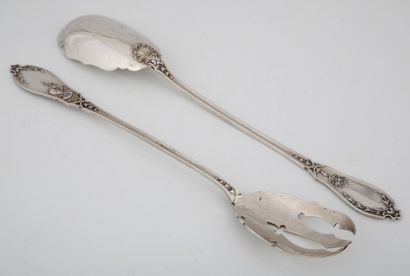 A silver and silver-gilt SALAD COUVER 950...