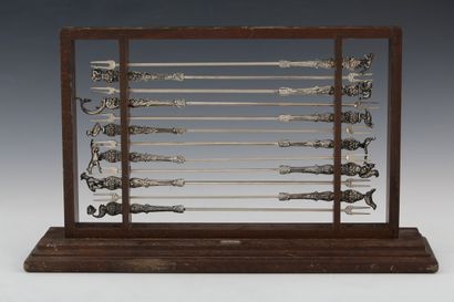 
GUCCI - SET OF 11 LONG COCKTAIL FORKS in...