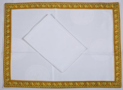 GIANNI VERSACE - SET OF 8 RECTANGULAR TABLE...