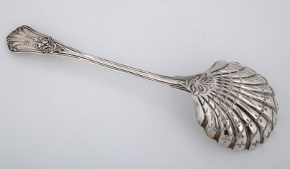 A SAUPOUDRER SPOON in Minerva silver 950...