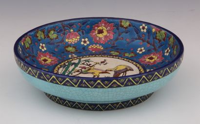 LONGWY - ROUND CUP ON TALON in fine cracked...