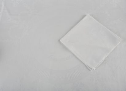 SET OF 7 SMALL SQUARE RESTAURANT MATS AND...