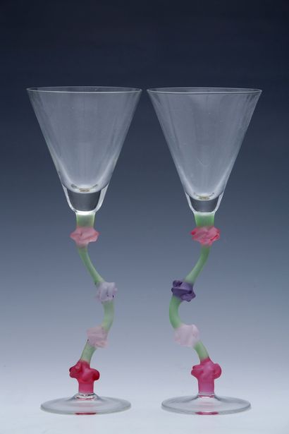 TWO LARGE COCKTAIL GLASSES for head to head...