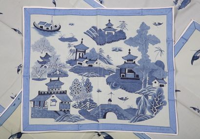 MANUEL CANOVAS - SET OF 6 TABLE SET AND 6...