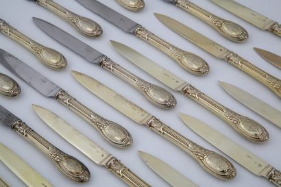 SET OF 24 CHEESE KNIVES AND 24 FRUIT KNIVES...