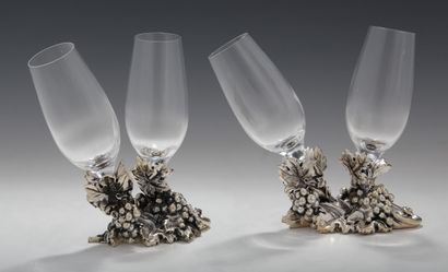 BRUNI - SET OF 10 SETS OF 2 GLASSES with...