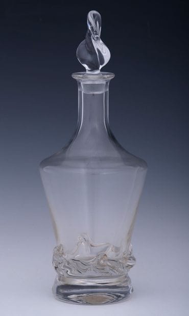 DAUM - SORCY MODEL - CARAFEE in blown and...