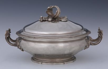 Silver LEGUMIER COUVERED Minerve 950 Millièmes...