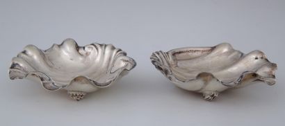 Pair of 925 Sterling Silver Shell Table Assemblers...