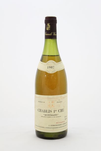 12 Bouteilles CHABLIS MONTMAINS 1ER CRU J....