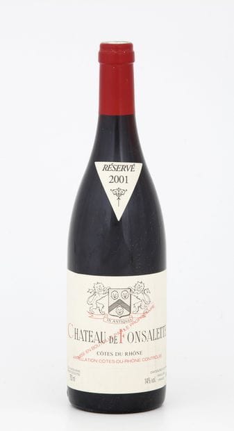1 Bouteille CHÂTEAU DE FONSALETTE Rouge -...