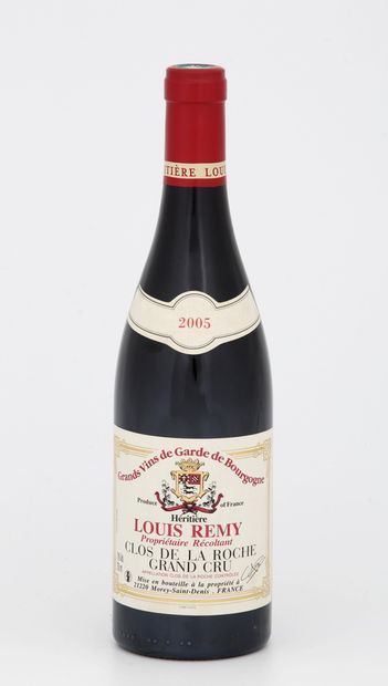 1 Bouteille CLOS DE LA ROCHE GRAND CRU -...