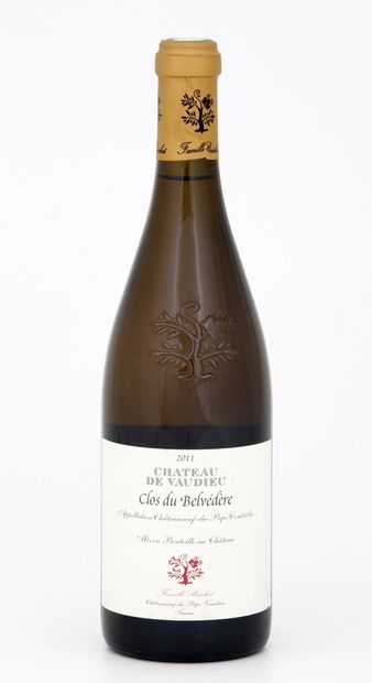 6 Bouteilles CHÂTEAU DE VAUDIEU CLOS DU BELVEDERE...