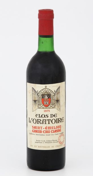 6 Bouteilles CLOS DE L'ORATOIRE - Saint-Emilion

Année...