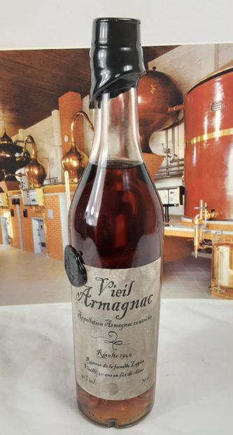 1 Bottle ARMAGNAC JACQUES LAGAN 

Year 1...