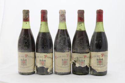 10 Bouteilles CDP CLOS DES PAPES PAUL AVRIL...