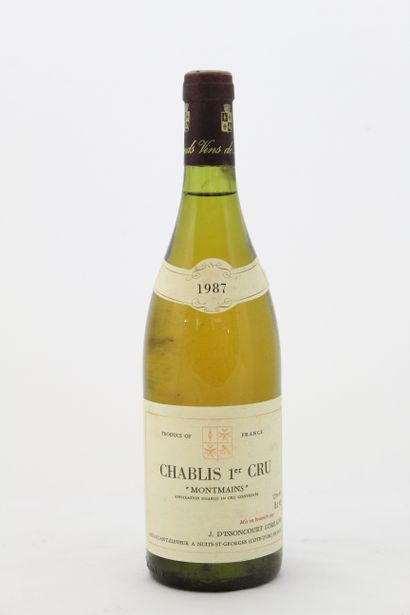12 Bouteilles CHABLIS MONTMAINS 1ER CRU J....