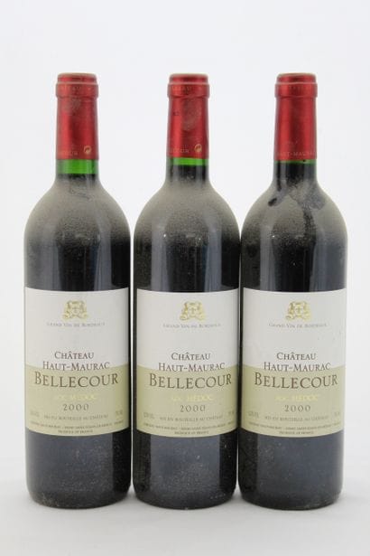 3 Bottles CHÂTEAU HAUT MAURAC BELLECOUR 2000



POSSIBLE...