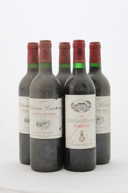 5 Bottles : 4 CHÂTEAU LARIVEAU CANON FRONSAC...