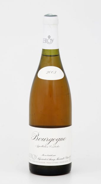 1 Bottle BOURGOGNE - Maison Leroy

Year ...