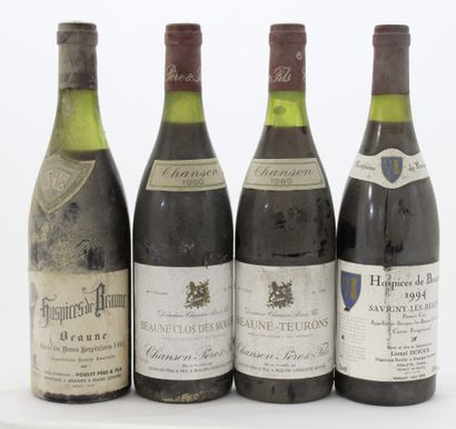 4 Bouteilles : 1 SAVIGNY LES BEAUNES DES...