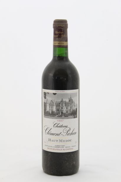 12 Bottles CHÂTEAU CLEMENT PICHON 1997 C...